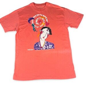 VTG Santa Fe Sportswear Large L 90s Single Stitch Art T Shirt Bonita Barlow